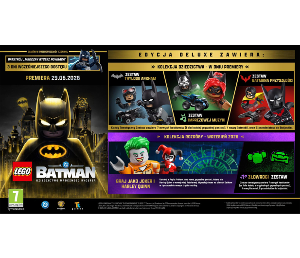 PlayStation LEGO Batman: Dziedzictwo Mrocznego Rycerza – Edycja Deluxe - 1475909 - zdjęcie 2